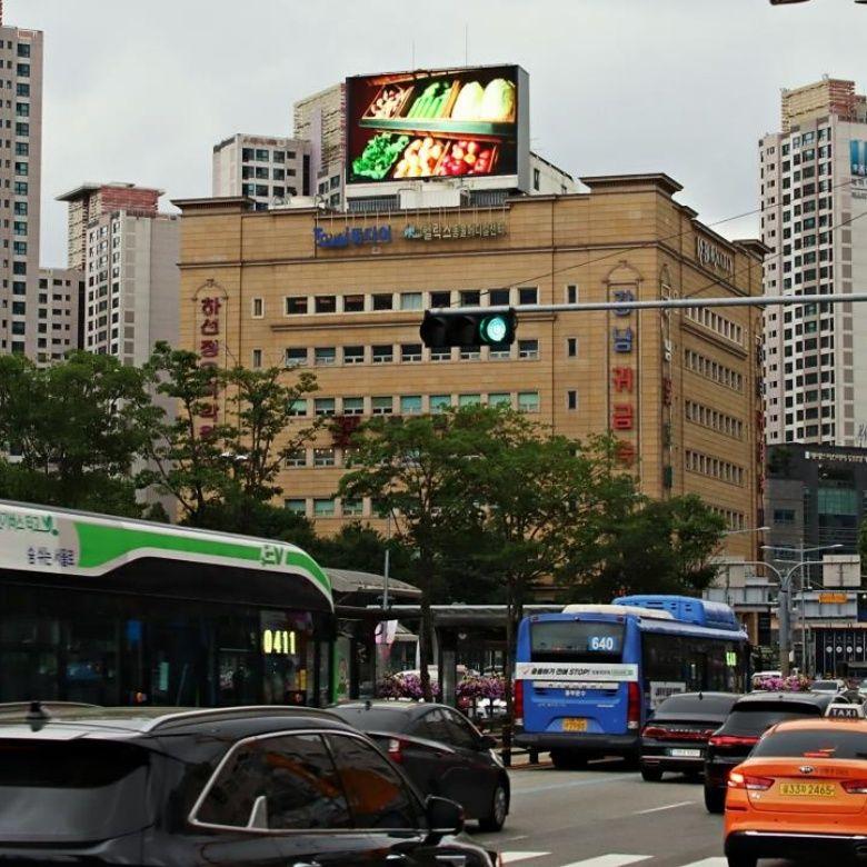 고속터미널 르본시티빌딩 전광판 고속터미널 르본시티빌딩 전광판 · 서울 서초구 신반포로 162 옥외광고 사진