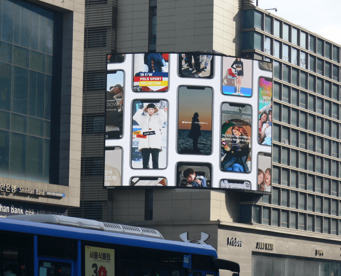 강남대로 비제바노빌딩 전광판 서울특별시 강남구 강남대로 464 옥외광고 사진